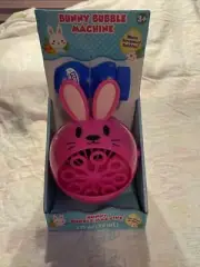 Bunny Bubble Machine - Pink- NEW! Blows Streams of Bubbles! Ages 3+