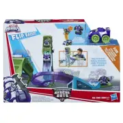 TRANSFORMERS RESCUE BOTS BLURR REVERSE RACEWAY PLAYSET NEW TOY