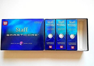 Wilson Smart-core Distance Straight Soft Feel Golf Balls -3 boxes Total 8 Balls