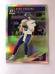 2018 Donruss Optic KIRK COUSINS Silver Holo Prizm