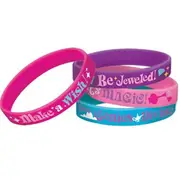 Shimmer and Shine Party Supplies Rubber Bracelets 6 Pack