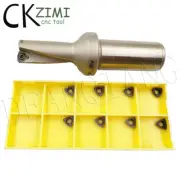 C20-2D 15mm CNC Indexable U Drill Insert WC Fast Drilling Bit +10PCS WCMT030208