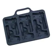 4PCS Silicon Handgun Shaped Ice Cube Tray