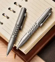 Outdoor Titanium Pocket Ball Pen Signature Working Stationery Pen Portable EDC