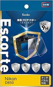 Kenko KLPE-ND850 LCD Protective Film, LCD Protector for Nikon D850, 9H Hardness, Water Repellent, Oleophobic Coating, Bubbleless, Transparent