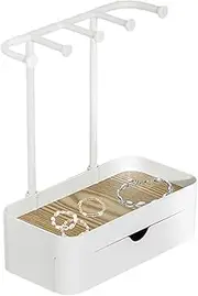 [Generic] Necklace Display Stand - Jewelry Shelf Holder, Jewelry Stand Rack | Elegant Desktop Jewel Counter Tray, Multi Functional Bracelet Organizer Drawer for Desktop, Dressing Table, Bedroom