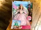VINTAGE 1999 MATTEL WIZARD OF OZ TALKING BARBIE AS GLINDA GOOD WITCH DOLL NIB