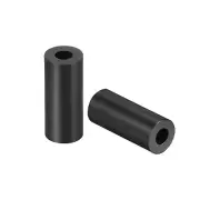 Nylon Round Spacer Washer 3.2mmx7mmx13mm Unthreaded for M3 Screws Black 100Pcs