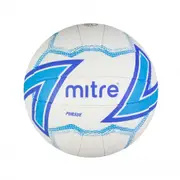 Mitre Pursue Netball Ball F18P Size 5 Match Quality Grip Training/Sport WHT Game