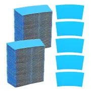 100pcs Disposable Coffee Cup Sleeves, Cardboard Cup Sleeves Blue