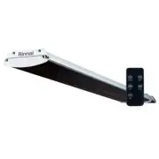 Rinnai Outdoor / Alfresco WiFi & Remote 1800W Infrared Radiant Strip Heater