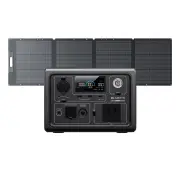 BLUETTI EB3A Portable Power Station | 600W 268Wh, EB3A+PV120D | 600W, 268Wh, 120W Solar Kit