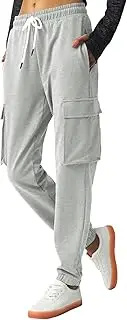 [Generic] Sparkly Leggings Leg Casual Sports Pants Jogging Pants for Women with Pockets