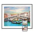 17" Digital Picture Frame Large-Digital-Photo-Frame - Touch Screen, Light Sen...