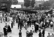 Tennis General view of crowds at the All England Club Old Photo
