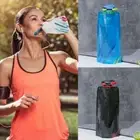 2 X 700ml fully collapsible water large Foldable running/cycling stock bottle