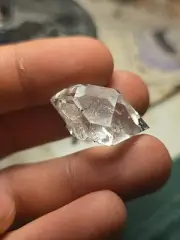 12 Gram Gemmy Herkimer Diamond - Koa NY -b*DiscoveringMinerals*