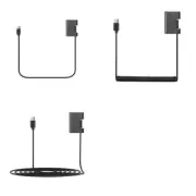 Straight/Spring Coiled Power Cord USB C to FW50 Adapter Cable