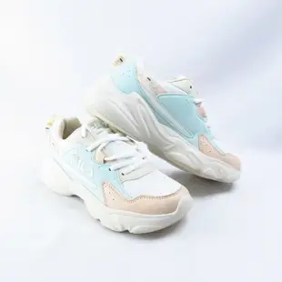 FILA Hidden Tape 6 女款復古慢跑鞋 5J329X131 米粉橘藍【iSport愛運動】