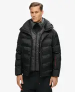 Ski Sport Puffer Jacket | Black