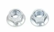 Bolt Flange Fuji-style Nut M8x1,25mm Head 12mm Steel 10 pieces
