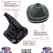 Genuine Shift Knob Boot set of 2pcs ⭐OEM⭐ Toyota Land Cruiser 1973-1983