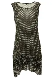 Spot Panelled Tunic--THR-9816