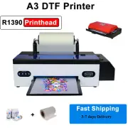A3 DTF Printer Epson R1390 Head DTF Heating Transfer Printer For T-shirt Cloth