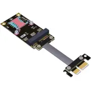 PCIe X1 To Mini PCIe Extension Adapter Cable 8gbps Support Wireless Network Card