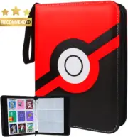 Trading Card Binder 9 Pocket 900 Cards 50 Sleeves Yugioh MTG TCG Sports Cards