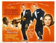 High Society poster Louis Armstrong Frank Sinatra Bing Crosby - 1956 Old Photo