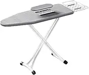 Foldable Ironing Board, Extra Wide Ironing Boards with Quenched Steel Mesh and Height Adjustable Design for Easy Storage
