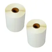 2 Rolls 750/R 4X2 Direct Thermal Labels for Zebra 2844 Eltron Rollo Printers