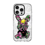iPhone 16 Pro Clear Case MagSafe Compatible Punny Strawberry Field
