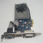 PCI-E 1X顯示卡NVIDIA GEFORCE GT405 512M工控VGA半高LP短擋板 多螢幕輸出 金融 炒股