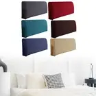Bed Headboard Cover Removable Bedhead Cover Solid Color Headboard Protector