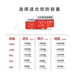 【現貨即出】三星記憶卡 買一贈二 Samsung 高速記憶卡 16g 32g 64g 128g 256g 記憶卡 SD卡