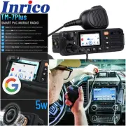 Inrico TM-7 Plus 4G Android Car Mobile Ham MINI Radio Network PTT Walkie Talkie