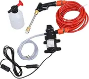 Hose Pressure Nozzle | Car Washer Kit | Irrigation Tool with Pump Hose Bottle for Pets Shower Car Washing, Patio Maintenance