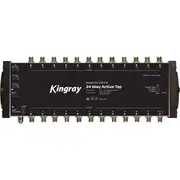 KINGRAY KAT24F 24 Port Active Tap 47-2400Mhz F31095 Foxtel Approved: F31095 24 PORT ACTIVE TAP