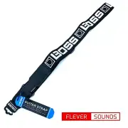 Boss BSM-20-BW Logo Pattern Monogram Strap Black/White Logo for Guitar/Bass