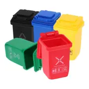 5 Pcs Mini Trash Can Garbage Car Bin Toys for Toddlers Small
