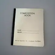 Vintage composition book class Write Paper Pack Of 24 Books