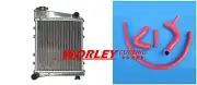 Radiator + RED hose for 1967-1991 AUSTIN /ROVER MINI cooper MORRIS ALL MODELS