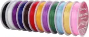 Cordon Elastico De Cristal De 1 Mm Para Hacer Joyas, Pulseras Bea