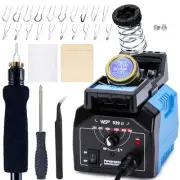 939-II Pyrography Station Wood Burning Kit 32-IN-1 with 20 Wood Burner Tips C...