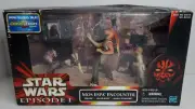 Hasbro Star Wars Episode I Mos Espa Encounter Sebulba, Jar Jar Binks, Anakin.NEW