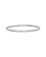Italian Silver Silver Stretchable Bracelet