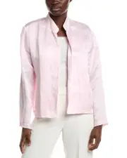 EILEEN FISHER Linen & Silk Blend Jacket