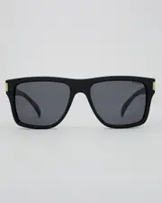 [Liive] Liive Men's Casino Polarised Sunglasses in Matte Black One Size Matte Black